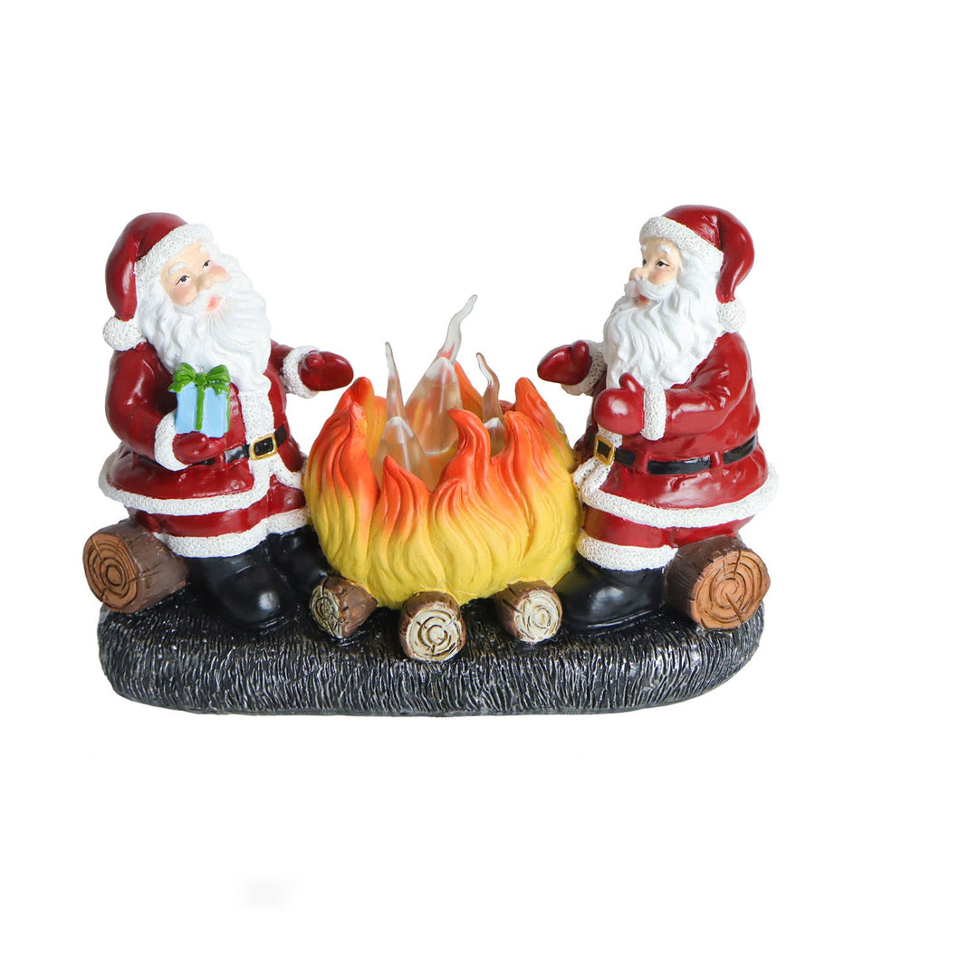 Battery Flame Candle Santa Night Light