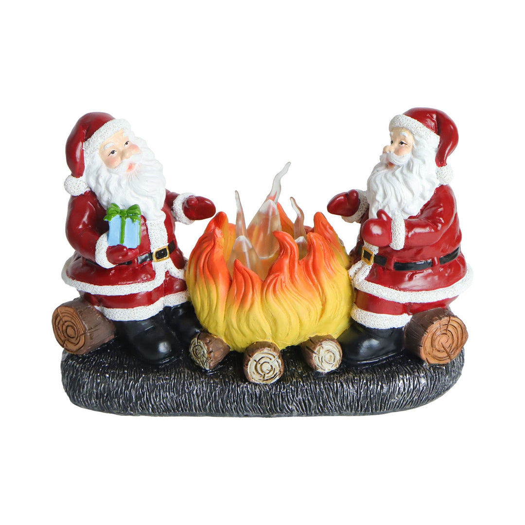 Battery Flame Candle Santa Night Light