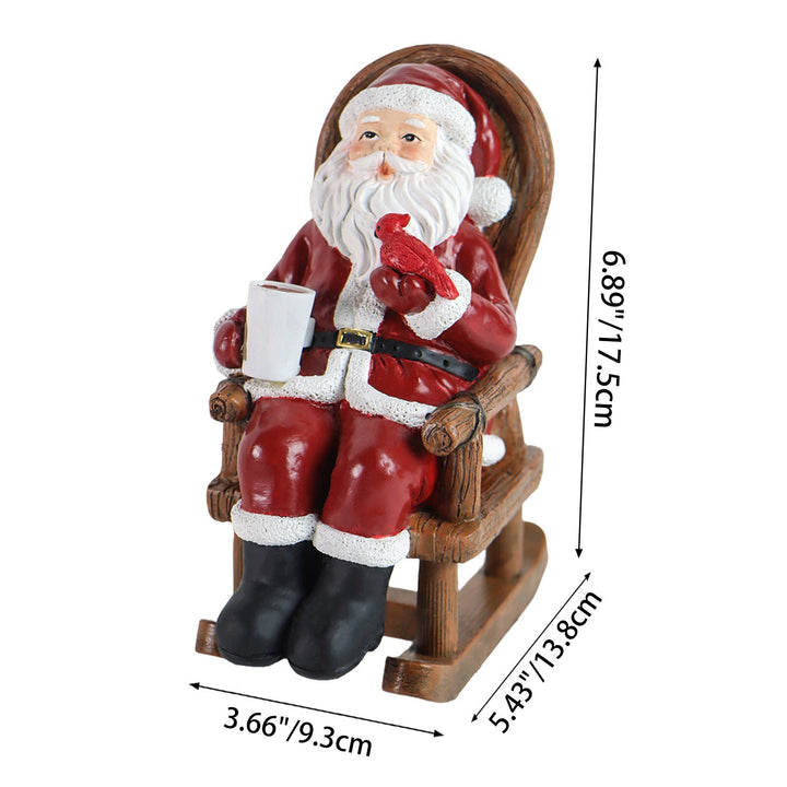 Solar Candle Santa LED Night Light