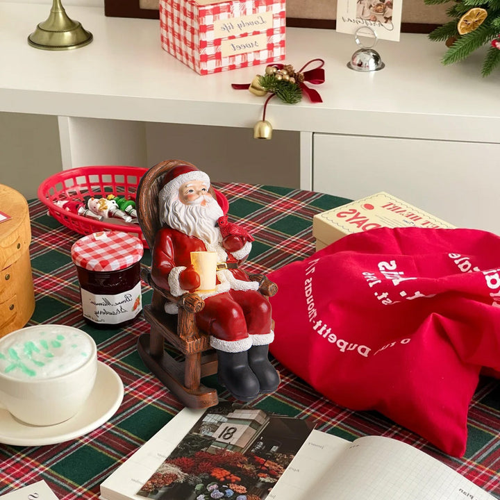 Solar Candle Santa LED Night Light