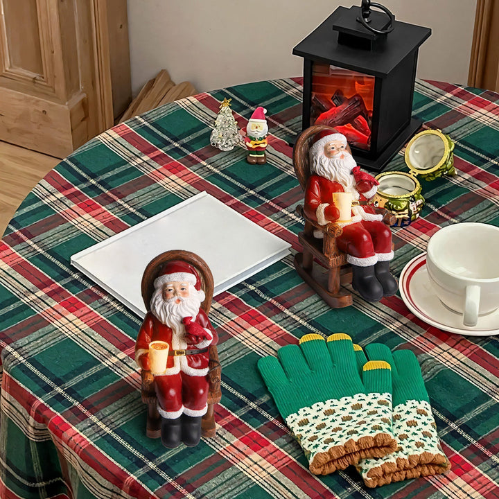 Solar Candle Santa LED Night Light