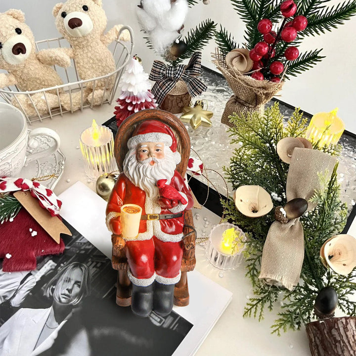 Solar Candle Santa LED Night Light