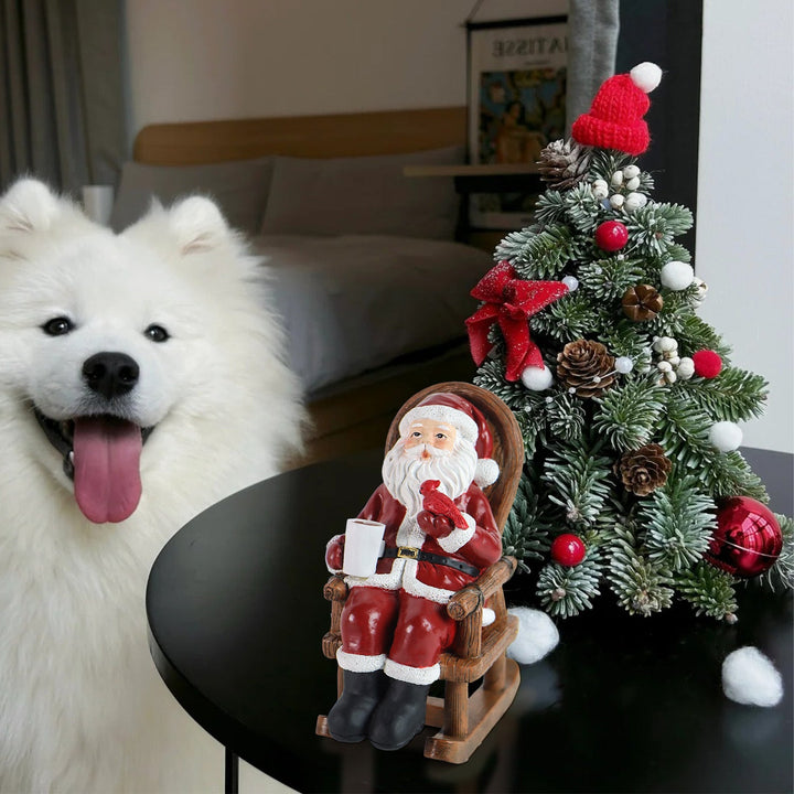 Solar Candle Santa LED Night Light