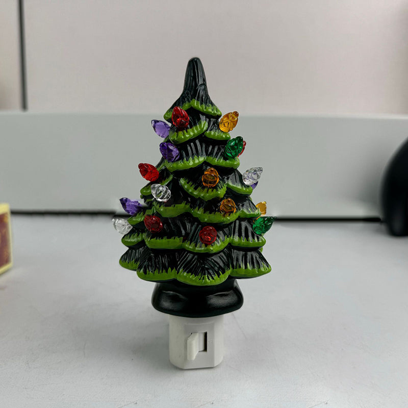 Resin Christmas Tree Socket Wall Sconce