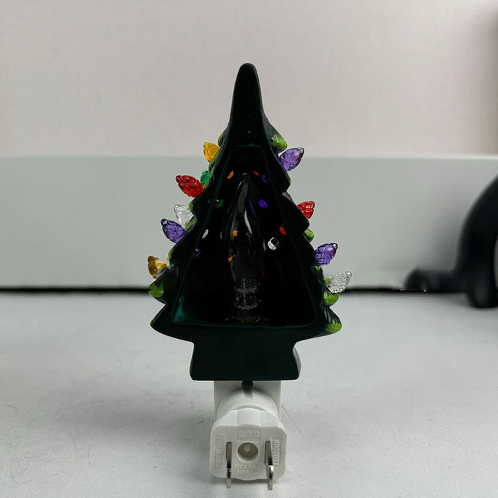 Resin Christmas Tree Socket Wall Sconce
