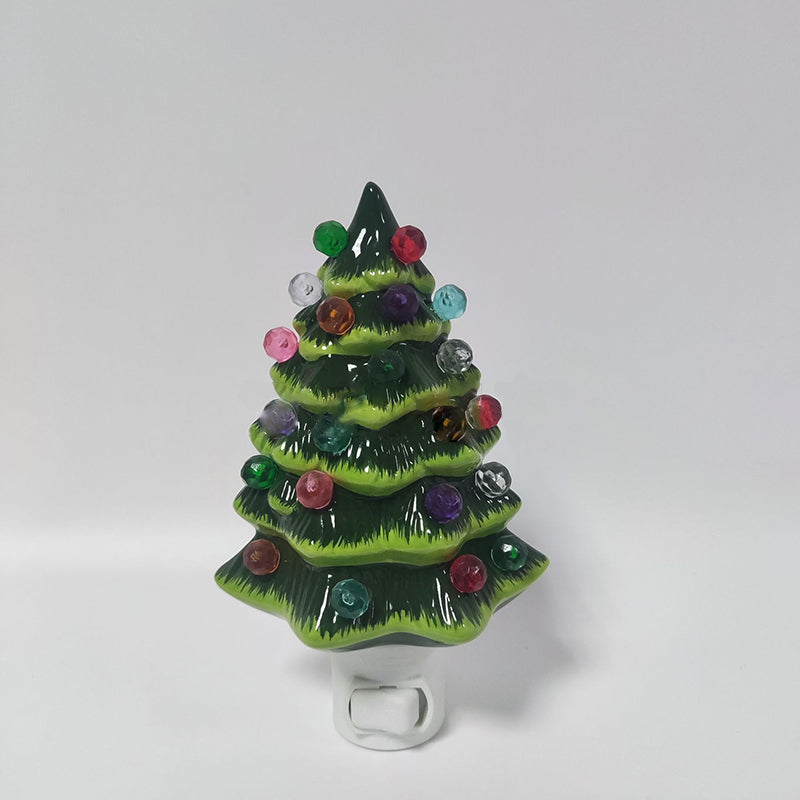 Resin Christmas Tree Socket Wall Sconce