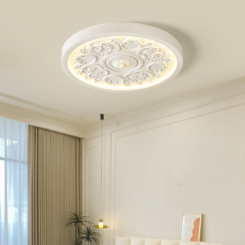Traditional Flower Acrylic LED Flush Mount Ceiling Light