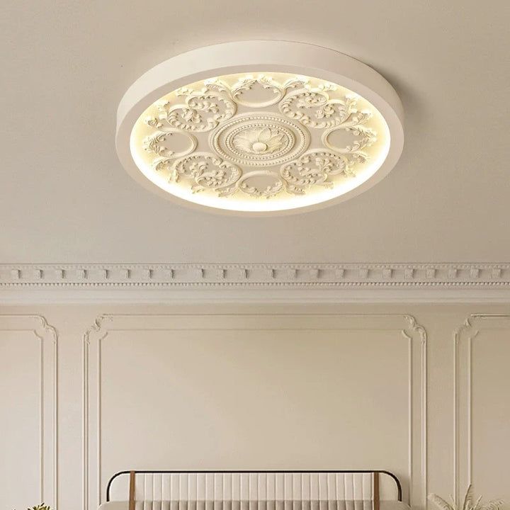 Traditional Flower Acrylic LED Flush Mount Ceiling Light
