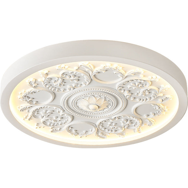 Traditional Flower Acrylic LED Flush Mount Ceiling Light