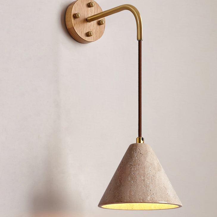 Traditional Cylinder Wood Wall Sconce