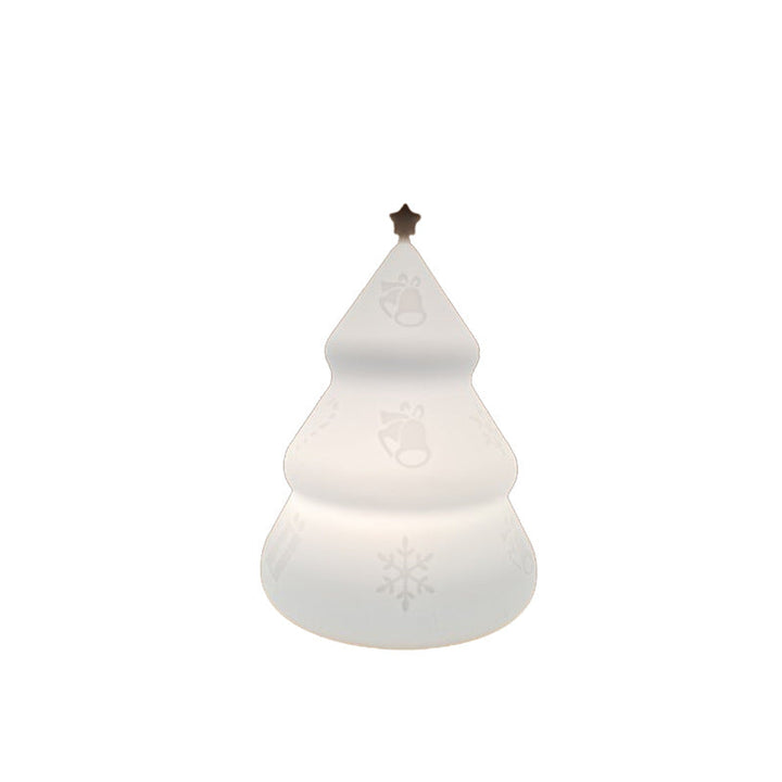 Rechargeable Bell Snow Tree LED Table Lamp