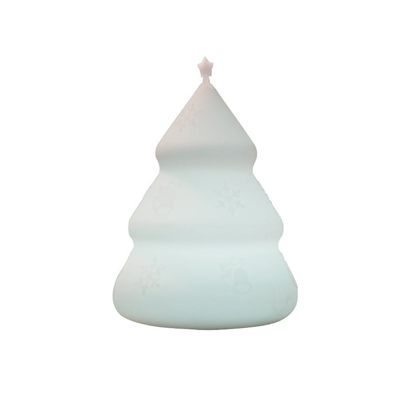 Rechargeable Bell Snow Tree LED Table Lamp