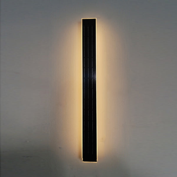Modern Wave Aluminum Waterproof LED Wall Sconce