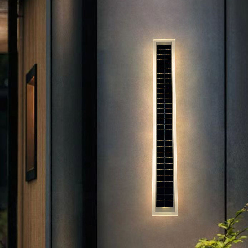 Modern Wave Aluminum Waterproof LED Wall Sconce