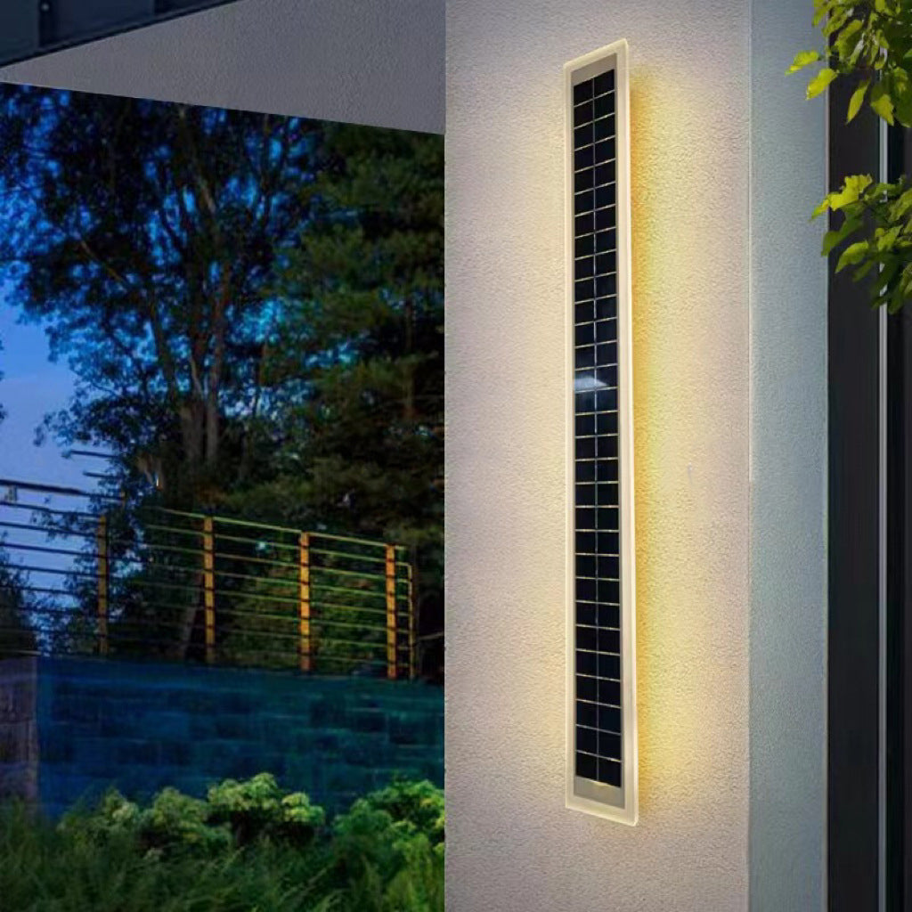 Modern Wave Aluminum Waterproof LED Wall Sconce