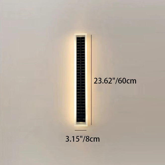Modern Wave Aluminum Waterproof LED Wall Sconce