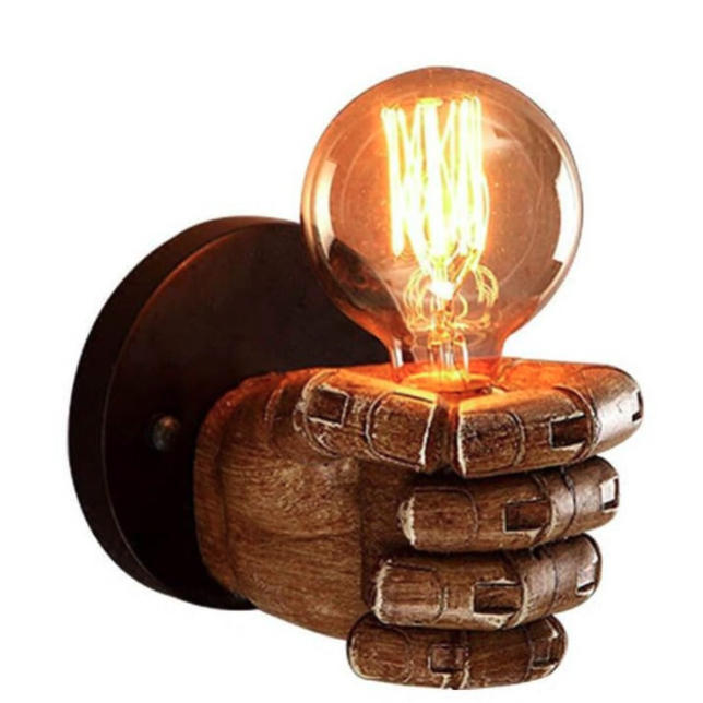Industrial Contemporary Resin Wall Sconce