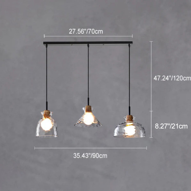 Minimalist Glass Pendant Light