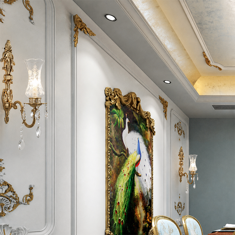 French Traditional Crystal 2-Light Wall Sconce
