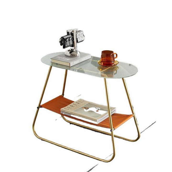 Minimalist Tempered Glass Side Table