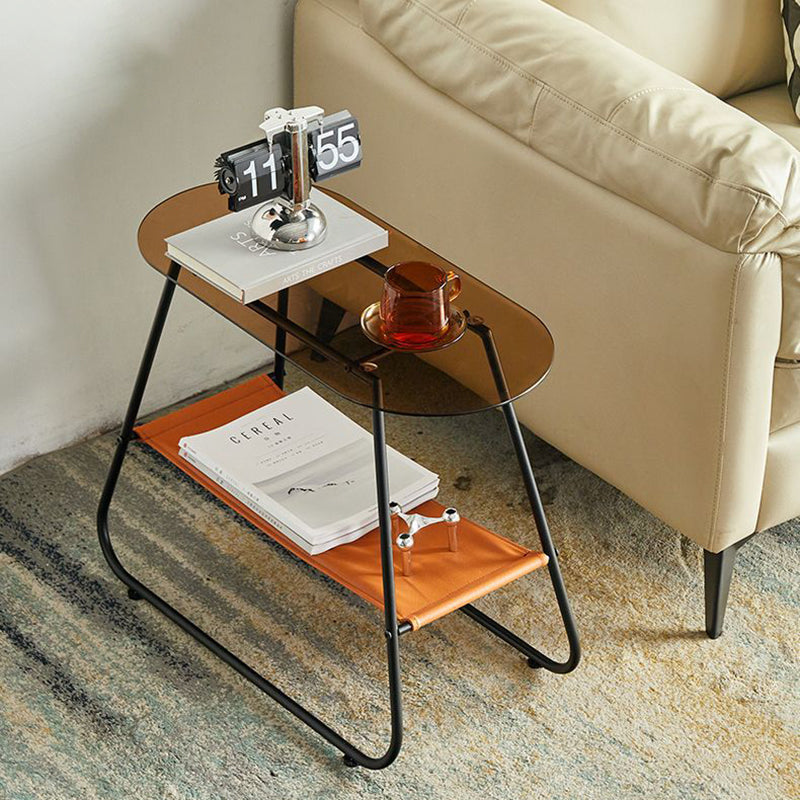 Minimalist Tempered Glass Side Table