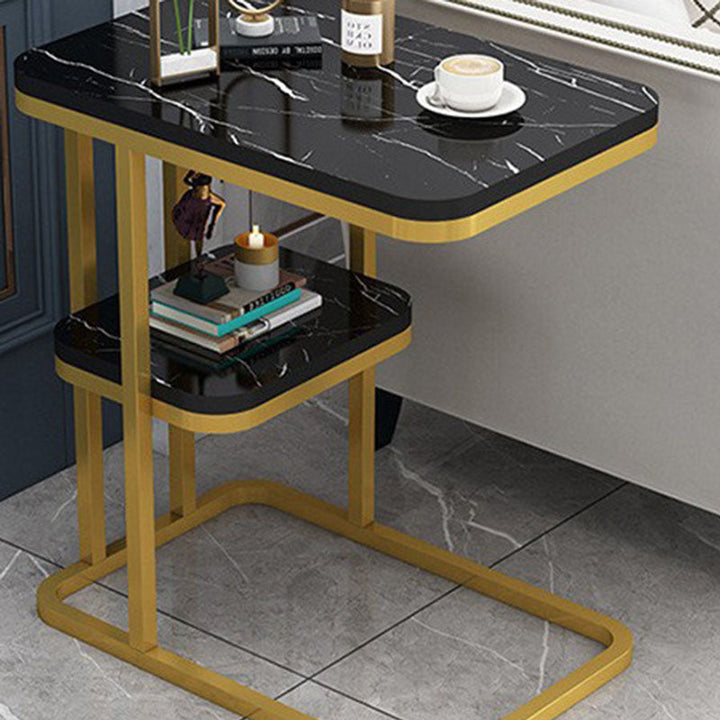 Minimalist Rectangular Marble Side Table