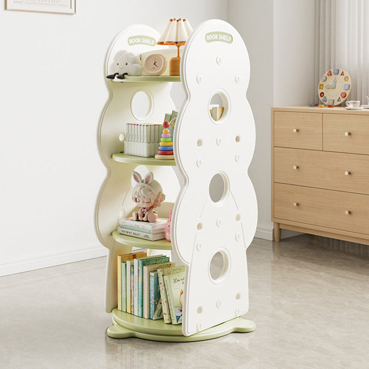 Christmas Tree Rotatable Kids Bookshelf