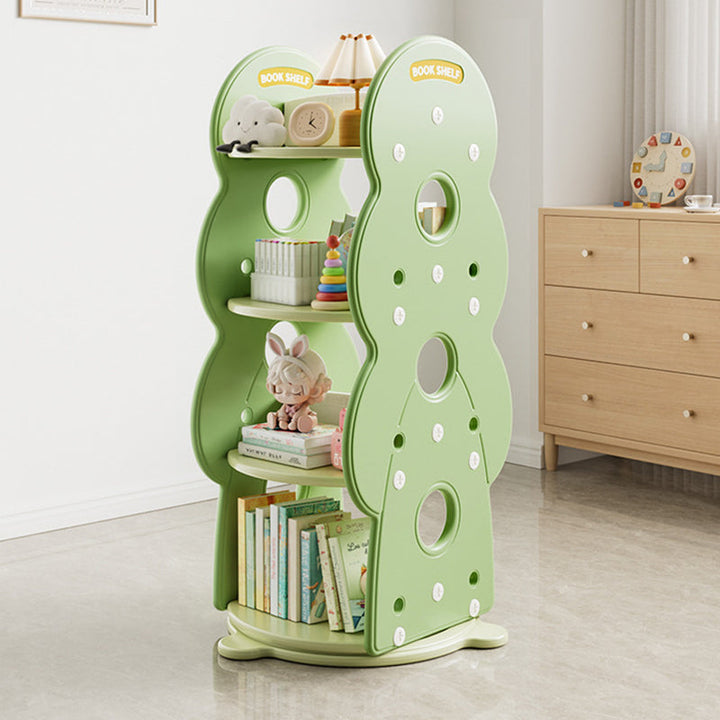 Christmas Tree Rotatable Kids Bookshelf