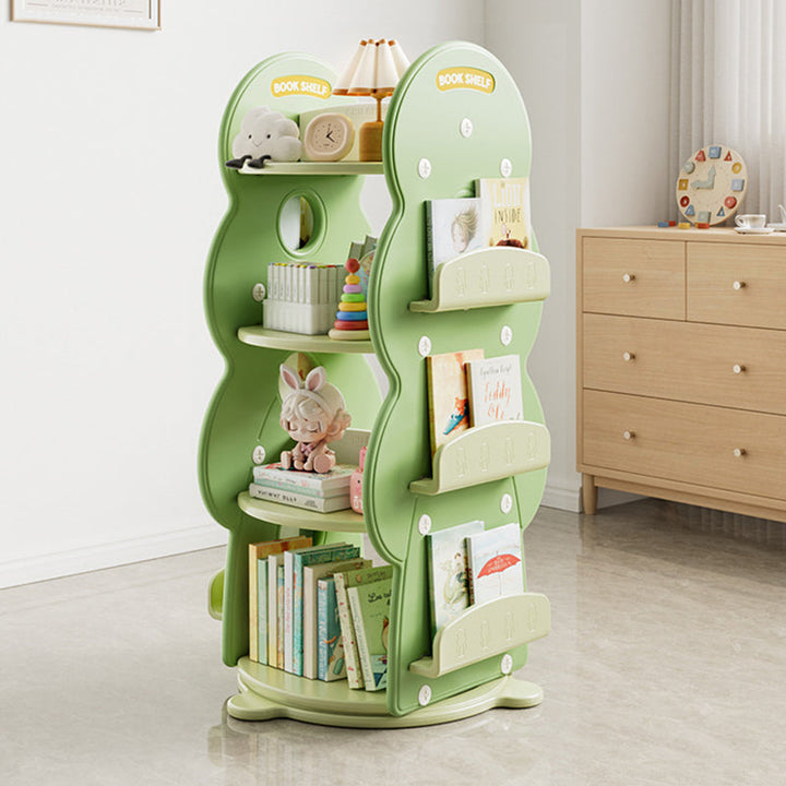 Christmas Tree Rotatable Kids Bookshelf