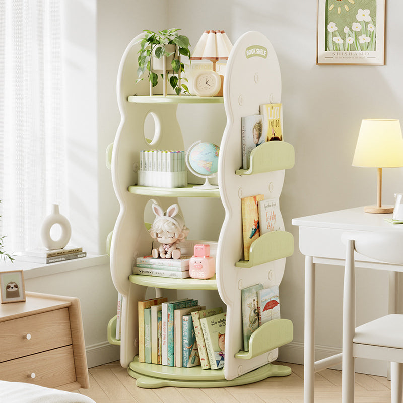 Christmas Tree Rotatable Kids Bookshelf
