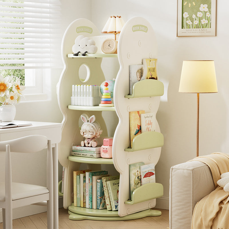 Christmas Tree Rotatable Kids Bookshelf