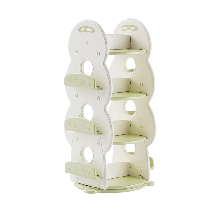 Christmas Tree Rotatable Kids Bookshelf