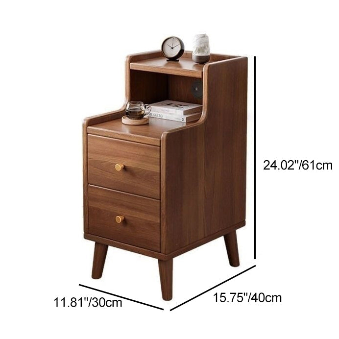 Minimalist Rectangular Wood Nightstand