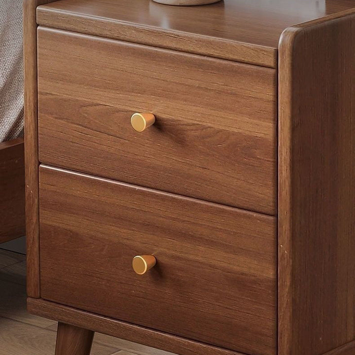 Minimalist Rectangular Wood Nightstand