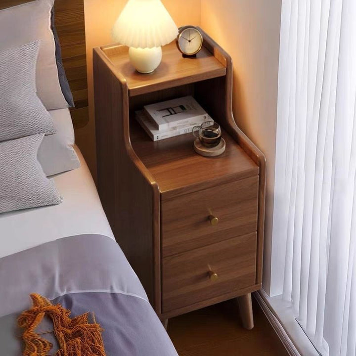 Minimalist Rectangular Wood Nightstand