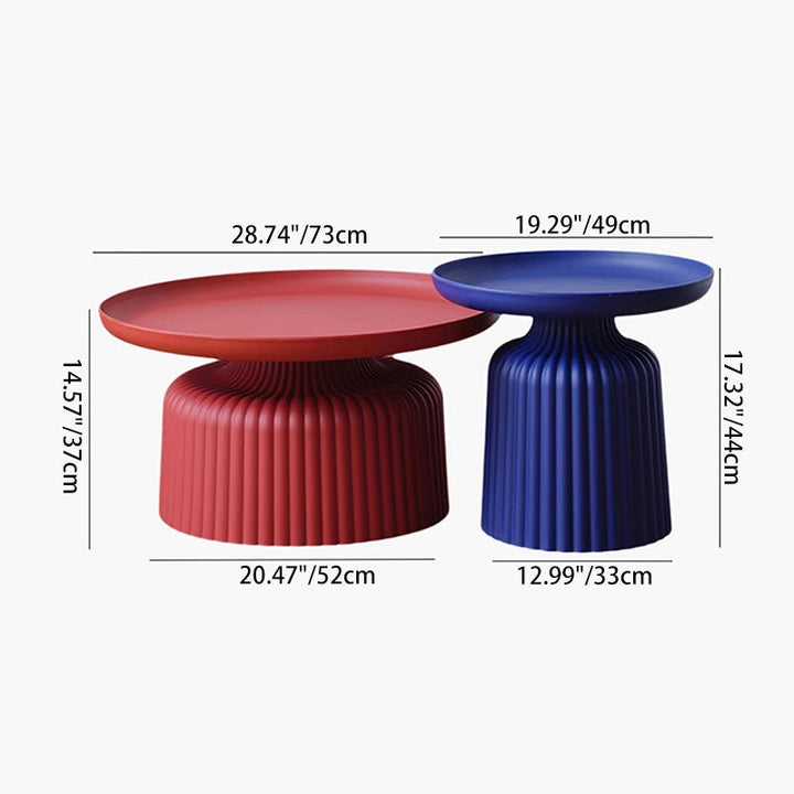 Contemporary Round Coffee Table