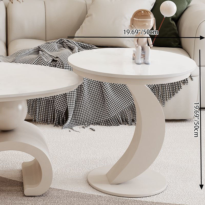 Nordic Oval Stone Coffee Table