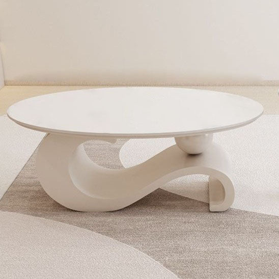 Nordic Oval Stone Coffee Table