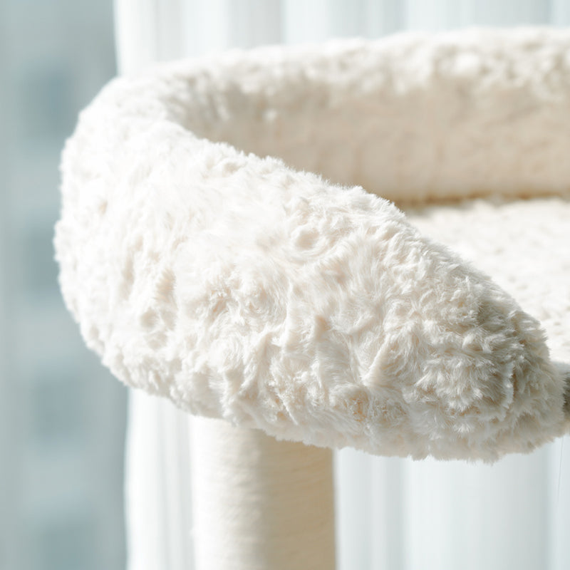 Nordic Round Velvet Cat Tower