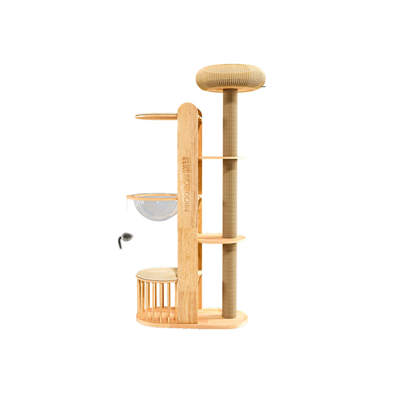 Cylindrical Multi-Functional Cat Tree
