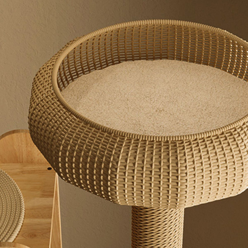 Cylindrical Multi-Functional Cat Tree