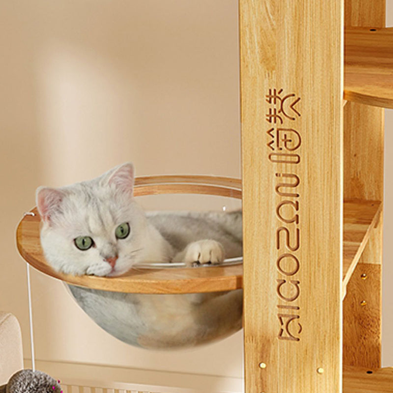Cylindrical Multi-Functional Cat Tree