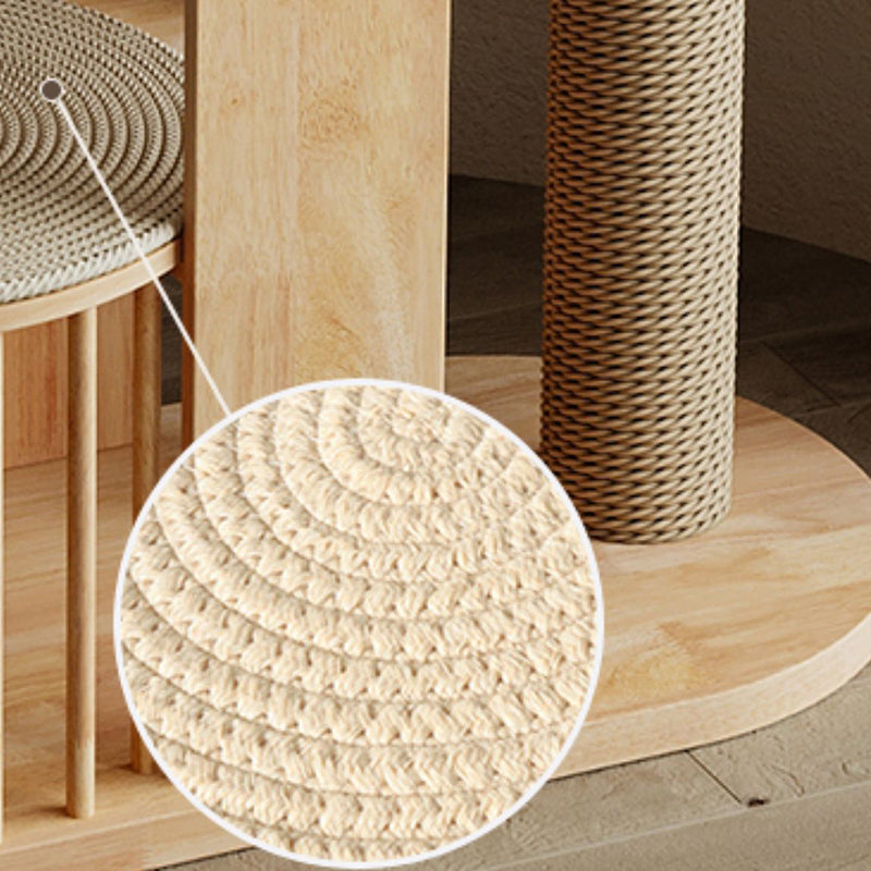 Cylindrical Multi-Functional Cat Tree