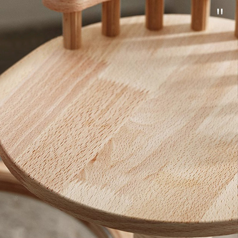 Nordic Round Solid Wood Cat Tree