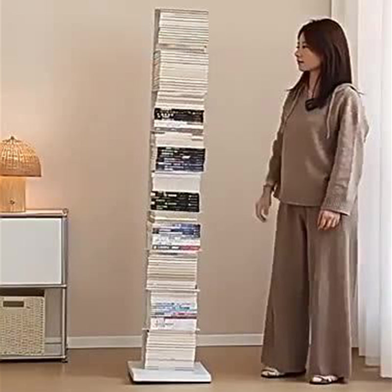 Modern Minimalist Rectangular Carbon Steel Bookshelf 5/6/8/9-Tier For Living Room