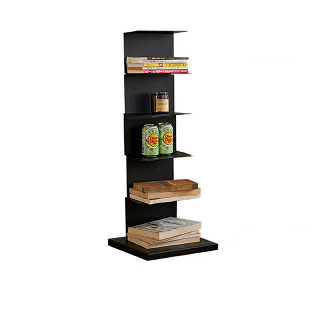 Modern Minimalist Rectangular Carbon Steel Bookshelf 5/6/8/9-Tier For Living Room