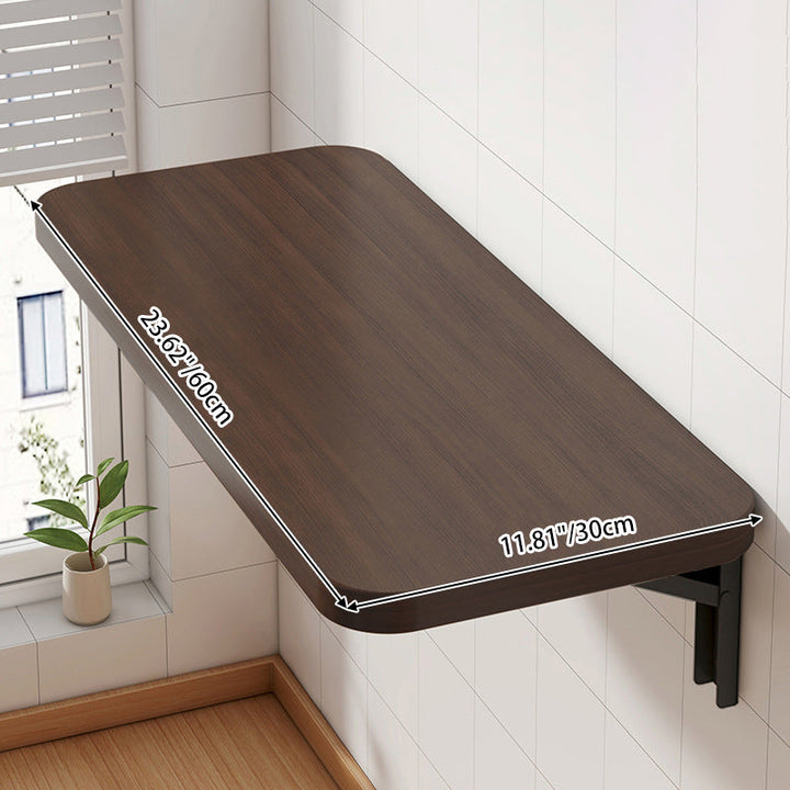 Minimalist Rectangular Metal Foldable Bar Table