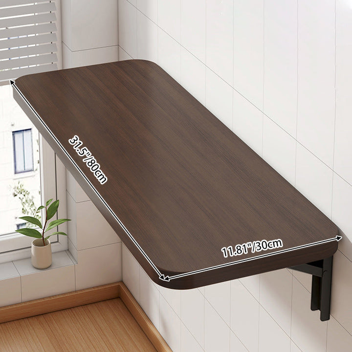 Minimalist Rectangular Metal Foldable Bar Table