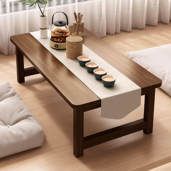 Traditional Rectangular End Table