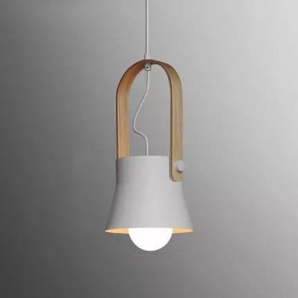 Nordic Dome Wood Pendant Light
